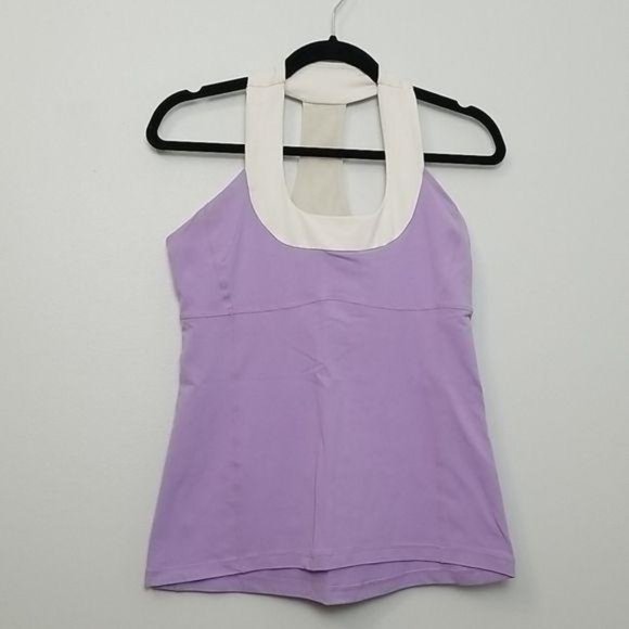 Lululemon Purple Scoop Neck Tank Top Size 10